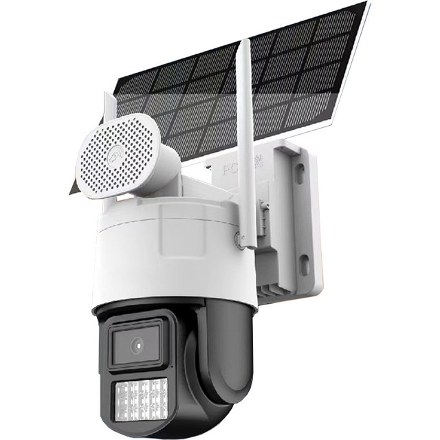 PIX-LINK AOV IP 2 Lens CCTV Camera Hidden Security Camera Wide Angle CMOS Sensor Night Vision Wireless Solar Powered Camera