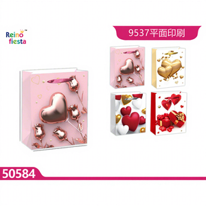 Sacchetti Regalo con Design a Cuore Marca Peiyong all'Ingrosso dalla Cina per San Valentino Stampa Piatta 24x18x85cm - Product Image 1