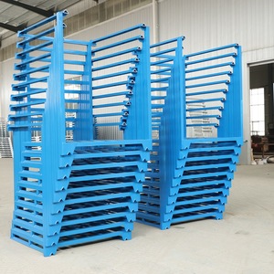 Étagère empilable <span class=keywords><strong>ZENDA</strong></span> pour serre agricole, en acier thermolaqué, capacité 1000 kg, pour emballage de film et stockage frigorifique - Product Image 5