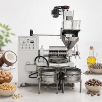 Presse à huile commerciale automatique à vis pour arachides, noix de coco et huile de palme à vendre