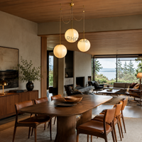 Lustre Globe Moderne de Luxe, Luminaire de Plafond Designer en Grappe pour Salle à Manger, Villa, Projet Hôtelier, Vente en Gros