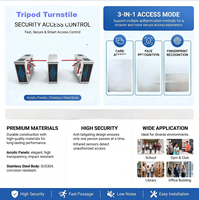 Torniquete trípode inteligente con control de acceso, reconocimiento facial, RFID, código QR, entrada de seguridad para comercios, oficinas y escuelas