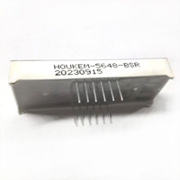 Layar LED 7 Segmen 4 Digit Super Merah (620-625 NM) 0,56 Inci Houkem-5648-A/BSR 12 pin 4 Titik