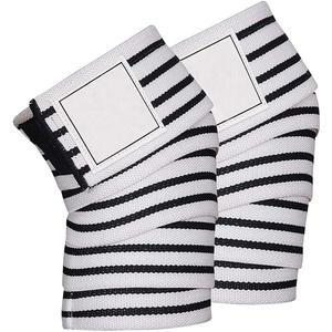 Bandes de genou élastiques personnalisées unisexes de 78 pouces de long, nouvelles couleurs, bandages pour squats, pour la musculation, respirantes - Product Image 1
