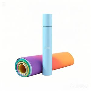 Tube d'expédition cylindrique en carton recyclable imprimé couleur personnalisé pour affiches, avec estampage et finition pour tapis de souris - Product Image 6