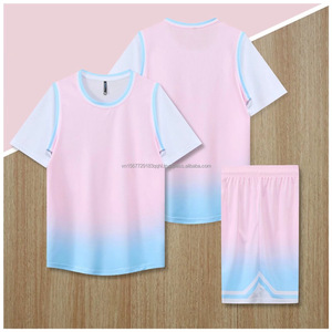 Trajes de baloncesto para hombres y mujeres, trajes de entrenamiento para jóvenes, deportes de secado rápido, manga corta, ropa deportiva personalizada con estampado completo - Product Image 1