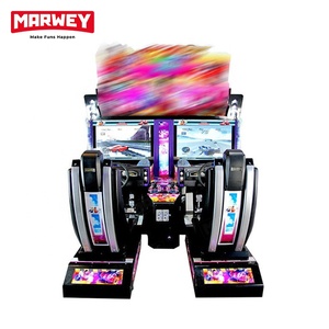 Machine de Jeu de Course Automobile à Monnayeur pour Enfants et Adultes, Simulateur Double Joueur, Approvisionnement en Gros pour Arcade Vidéo - Product Image 2