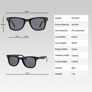 Nuovi <span class=keywords><strong>Occhiali</strong></span> <span class=keywords><strong>da</strong></span> <span class=keywords><strong>Sole</strong></span> di Lusso con Montatura in Acetato, <span class=keywords><strong>Protezione</strong></span> <span class=keywords><strong>UV</strong></span> <span class=keywords><strong>400</strong></span> Polarizzata, Disponibili OEM ODM, Gafas De Sol De Lujo per Uomo e Donna - Product Image 3