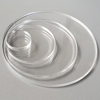 Disques acryliques ronds personnalisés, disques en plexiglas transparents ou colorés, disques circulaires en acrylique
