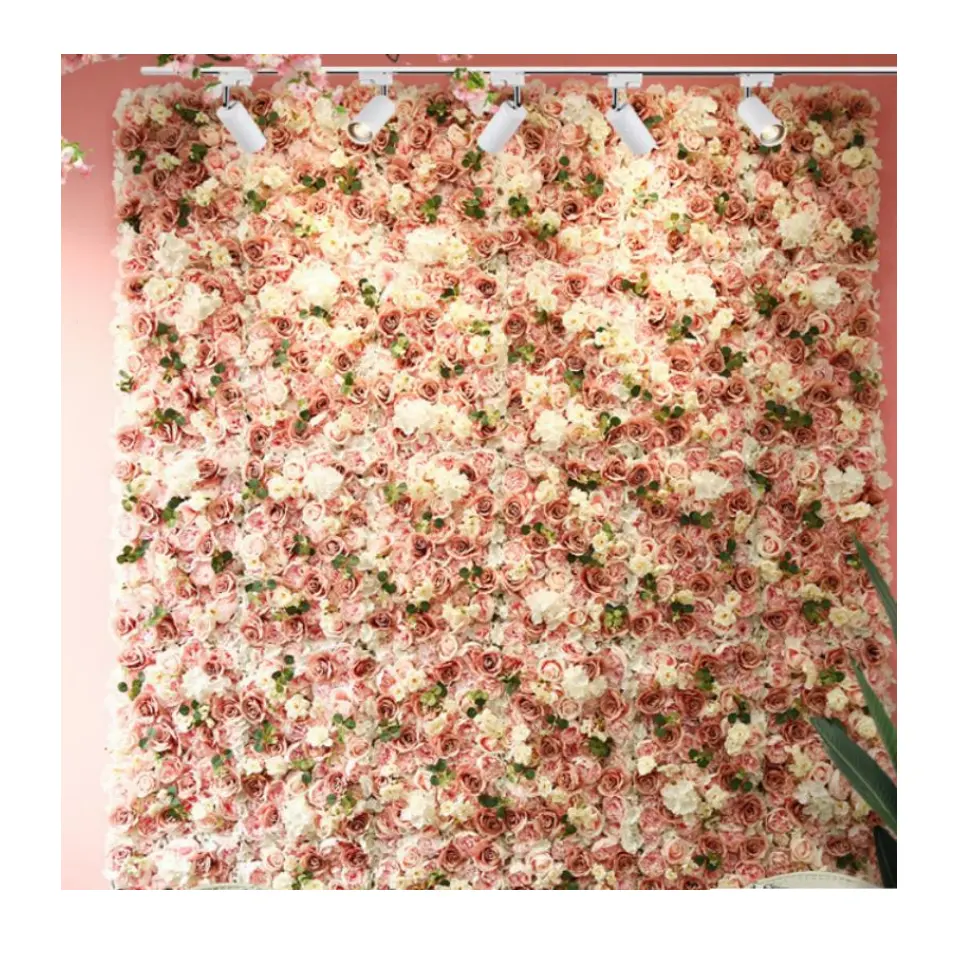 Pflanze hängen Kunststoff Hochzeits dekoration 40*60 rote Blume Rose Wand Hintergrund Blumen wand