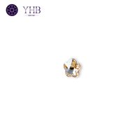 Mode fleur fantaisie verre pierres cristal Hotfix strass support plat bricolage ongles strass