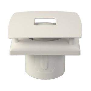 Ventilador de Pared de Plástico de 220V, 4/5/6 Pulgadas, Ventilador de Extracción Cuadrado Pequeño para Baño y Hogar - Product Image 1