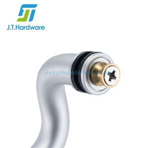 מוצק אלומיניום מסחרי צר מדרגות דלת Pulles לדחוף בר ולמשוך ידית סט - Product Image 6