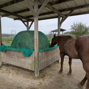 Rete di fieno verde in polipropilene resistente con trattamento <span class=keywords><strong>UV</strong></span> - Product Image 1