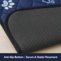 Tapis d'entraînement pour animaux de compagnie imperméable à 4 couches, antidérapant, lavable en machine, rectangulaire, réutilisable, pour toutes les saisons