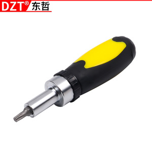 Dzt Reversible <b>Ratchet</b> Screwdriver 5-13mm <b>Socket</b> Set With Flathead Phillips Bits For Home Maintenance - Product Image 3