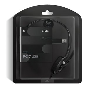 Auriculares con micrófono filo PC SERIES 7 Usb Negro 1000431 - Product Image 2