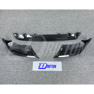 Pour le nouveau X6 G06 LCI M60I 2024-2026, lèvre de pare-chocs avant en fibre de carbone sèche style Paktechz, fixation par boulons, avec protection UV - Product Image 4