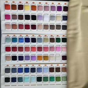 Robe chemise en mousseline de soie 100% polyester de haute qualité, vêtements décontractés, mousseline de soie perlée, <span class=keywords><strong>tissu</strong></span> pour femmes - Product Image 4