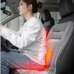 Cojín de Asiento de Coche Calefactable de Terciopelo Impermeable Anjuny con Grafeno, 3 Ajustes de Temperatura, Compatible con Modelos A3 - Product Image 1