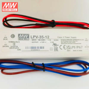 Meanwell LPV-35-12 35W 12V LEDトランス CE&CB認証済み スイッチング電源 新品 Mean Well SMPS - Product Image 2