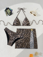 Sexy Bikini Xxx Sexy Bikini Imprimir Moda Chica joven Traje de baño String Bikini Set