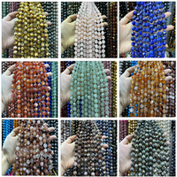 9-10mm naturel bien poli en forme de S perles d'énergie à facettes perles en vrac pour la fabrication de bijoux Bracelets colliers perles de pierre