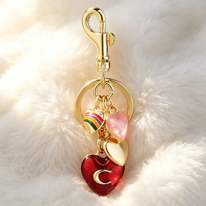 Cute 3D Strawberry Zinc Alloy Carabiner Keychain Fashion Trend <b>Key</b> <b>Ring</b> for <b>Bag</b> Decor - Product Image 4
