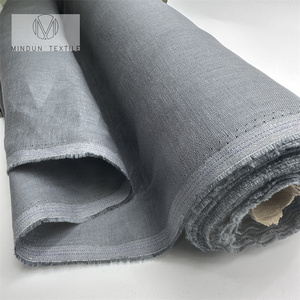 Áo sơ mi, quần, rèm cửa vải lanh nguyên chất tùy chỉnh, nhuộm chất lượng cao, nhuộm phẳng, giá rẻ, 100% vải lanh nguyên chất, bán buôn - Product Image 3