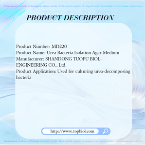 Medio <span class=keywords><strong>de</strong></span> <span class=keywords><strong>Agar</strong></span> <span class=keywords><strong>para</strong></span> la Aislación <span class=keywords><strong>de</strong></span> <span class=keywords><strong>Bacterias</strong></span> <span class=keywords><strong>de</strong></span> Urea, <span class=keywords><strong>para</strong></span> el <span class=keywords><strong>Cultivo</strong></span> <span class=keywords><strong>de</strong></span> <span class=keywords><strong>Bacterias</strong></span> Descomponedoras <span class=keywords><strong>de</strong></span> Ureasa - Product Image 2
