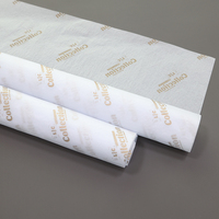 Papier sulfurisé imprimé avec logo personnalisé pour emballer les aliments
