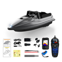 Bateau de pêche télécommandé V600 Pro Sonar Fish Finder avec GPS, pilote automatique, contrôle sans fil, détection de terrain de pêche à 500 m, bateau GPS