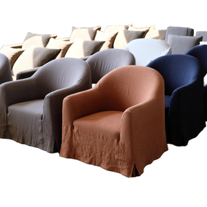 Sillón Individual Moderno de Madera Naranja <span class=keywords><strong>con</strong></span> <span class=keywords><strong>Ruedas</strong></span>, <span class=keywords><strong>Reclinable</strong></span> y Cómodo, para Sala de Estar, Comedor o Bar - Product Image 1