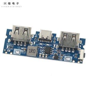 บอร์ดชาร์จ USB คู่แบบ Type C โมดูลเพิ่ม2.4A 5V สำหรับพาวเวอร์แบงค์แบบทำมือ - Product Image 1