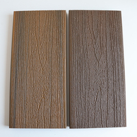 Planches de terrasse en composite WPC, design européen ignifuge pour extérieur, jardin, patio, piscine, terrasse, co-extrusion