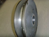 Rouleaux de poulie forgés de grande taille, capacité 60 tonnes, roue en acier de 1000 mm avec cadre mobile et fixe, moulé, marque CH