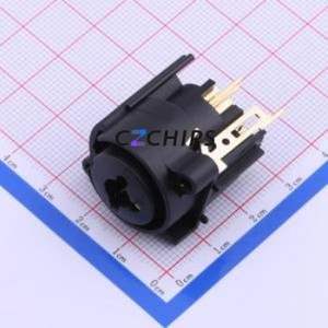 XJ-006H XLR Connector Through hole Component (THT) Connector - Product Image 1