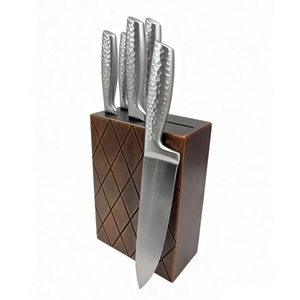 Juego de Cuchillos de Cocina Profesionales de 6 Piezas, Cuchillo de Cocina de Acero Inoxidable con Soporte de Madera - Product Image 6
