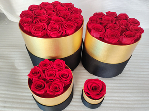 Ingrosso san valentino regalo per la festa della mamma lunga durata di veri e propri fiori immortali stabilizzati per sempre eterna conservata rosa in scatola - Product Image 2