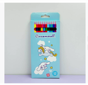 SANSAN – Lot de crayons de couleur hexagonaux solubles pour enfants, 12 couleurs, en plastique recyclé non toxique, mine de 3,00 mm, en vrac - Product Image 5