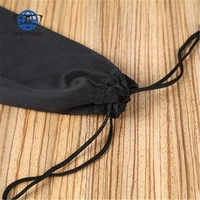 Sacs en tissu noir Teenyoun, étuis souples pour lunettes de soleil, étuis pour lunettes de vue pour MOBILE/GLASSES, prix le plus bas, sac en tissu pas cher, étui pour lunettes