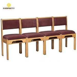 Muebles para Áreas Públicas, Sillas Apilables de Madera para Iglesias, Sillas para Auditorios, Capillas, Salones, Centros de Capacitación y Lugares de Eventos - Product Image 3