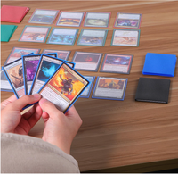 Venta Directa de Fábrica, MOQ Bajo, Múltiples Colores, Empaque Personalizado, Funda de Cartón Mate para Tarjetas TCG