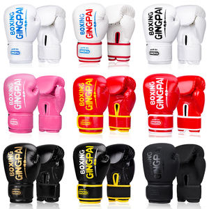 GINGPAI Free Fight MMA Sanda тренировочные перчатки для детей боевое искусство боксерское снаряжение из искусственной кожи растяжимые рукоятки для мальчиков и девочек - Product Image 6