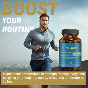 Capsules T-Unlocked Ashwagandha Shilajit Graines <span class=keywords><strong>de</strong></span> Fenugrec Racine <span class=keywords><strong>de</strong></span> Maca pour stimuler la masse musculaire et libérer les niveaux <span class=keywords><strong>de</strong></span> testostérone, 120 unités - Vente directe usine - Product Image 3