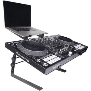 Có thể điều chỉnh khung kim loại Rack hiển thị máy tính xách tay chủ với DJ điều khiển truy cập đứng để hiển thị máy tính xách tay & bàn phím - Product Image 1