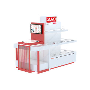 Expositor de maquillaje Island Cabinet Cosméticos Expositor Salón de belleza Productos para el cuidado de la piel Expositor Gabinete Muestra de maquillaje - Product Image 1