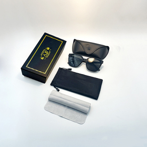 Multi-style <strong>Glasses</strong> <strong>Accessories</strong> Set Beige logo <strong>Glasses</strong> case Cloud Bag Black Sunglasses Leather case Mirror Cloth Wholesale - Product Image 2