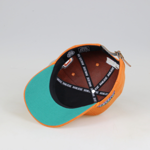 Gorras Snapback de pana de 6 paneles estilo <span class=keywords><strong>INS</strong></span> para hombre Características comunes de tela con bordado personalizado a la moda - Product Image 5