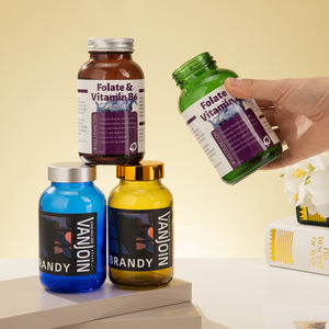 60 ml Reagent Bottle Hdpe Child Resistant Wide Mouth Amber Pink Glass Reagent Bottle Apothecary <strong>Chemist</strong> Jar Brown Flask - Product Image 6